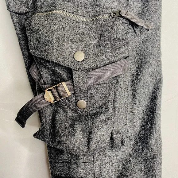 Ralph Lauren Blue Label Rugby Gray‎ Rare Jodhpurs Pants Wool Sz 0 - Picture 10 of 16